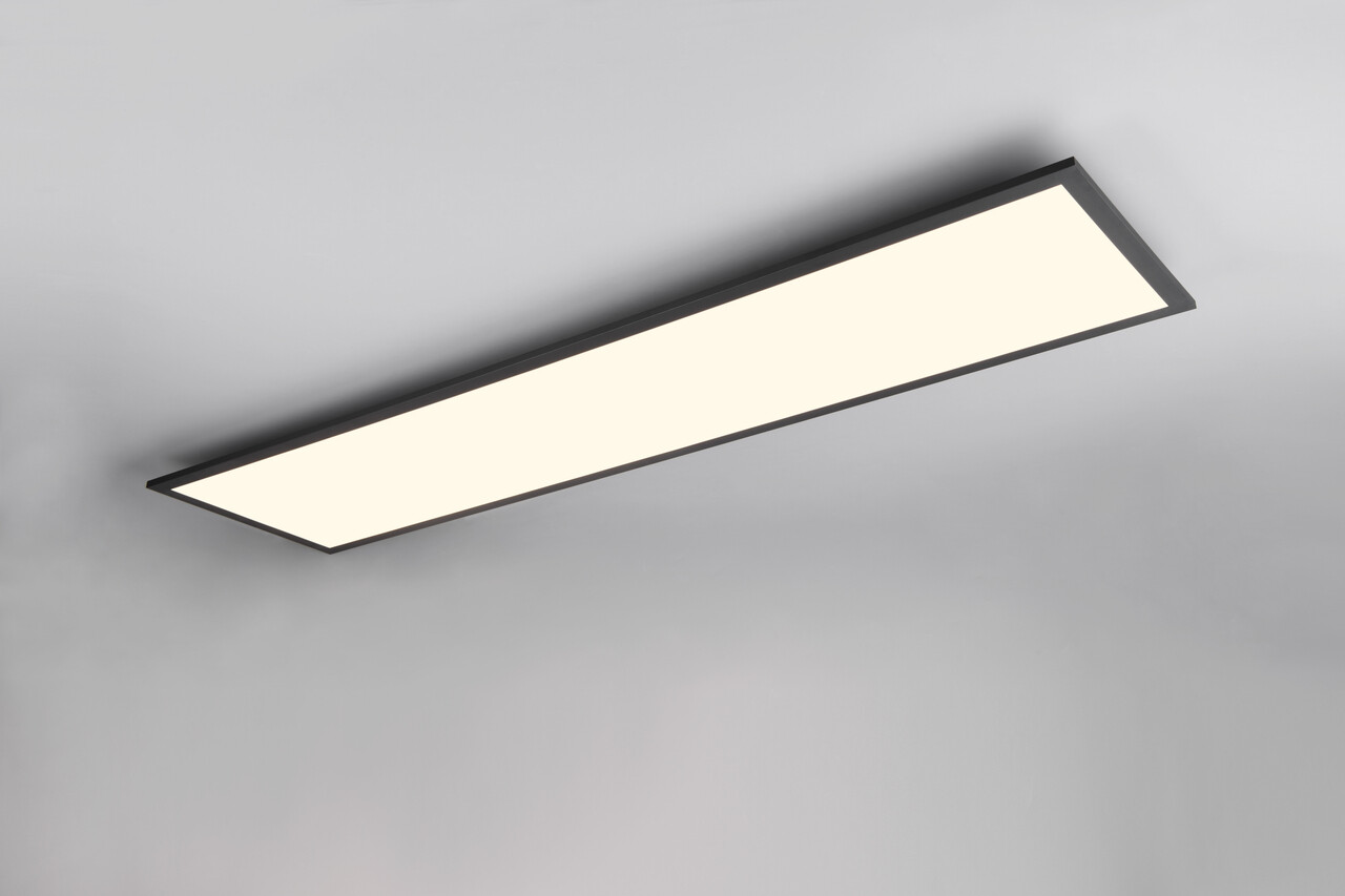 Plafoniera Beta, RL, 119.5x29.5x5.5 cm, 31W, 1x SMD, metal, negru mat/alb - imagine 7